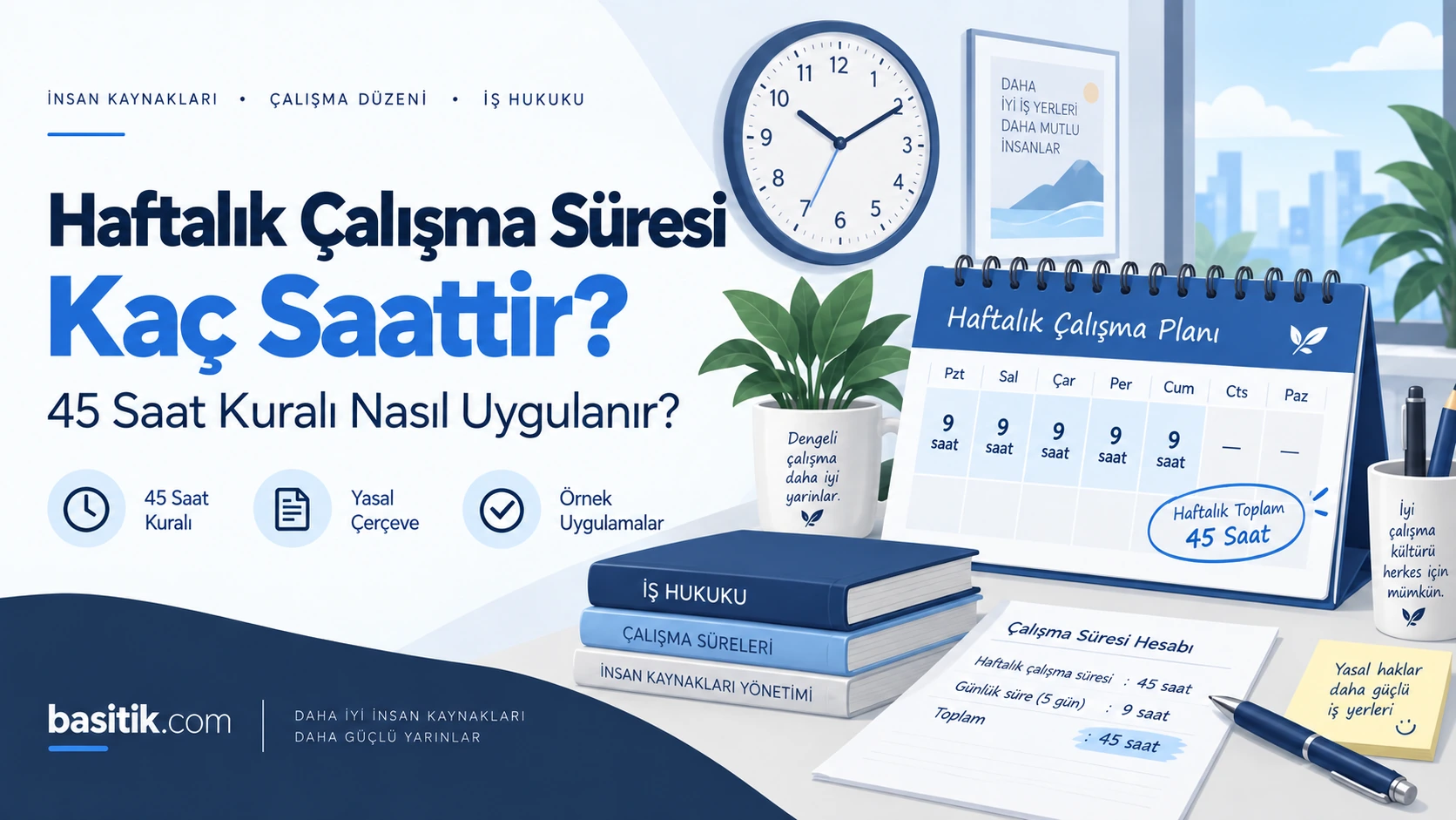 Haftalık Çalışma Süresi Kaç Saattir? 45 Saat Nasıl Uygulanır?