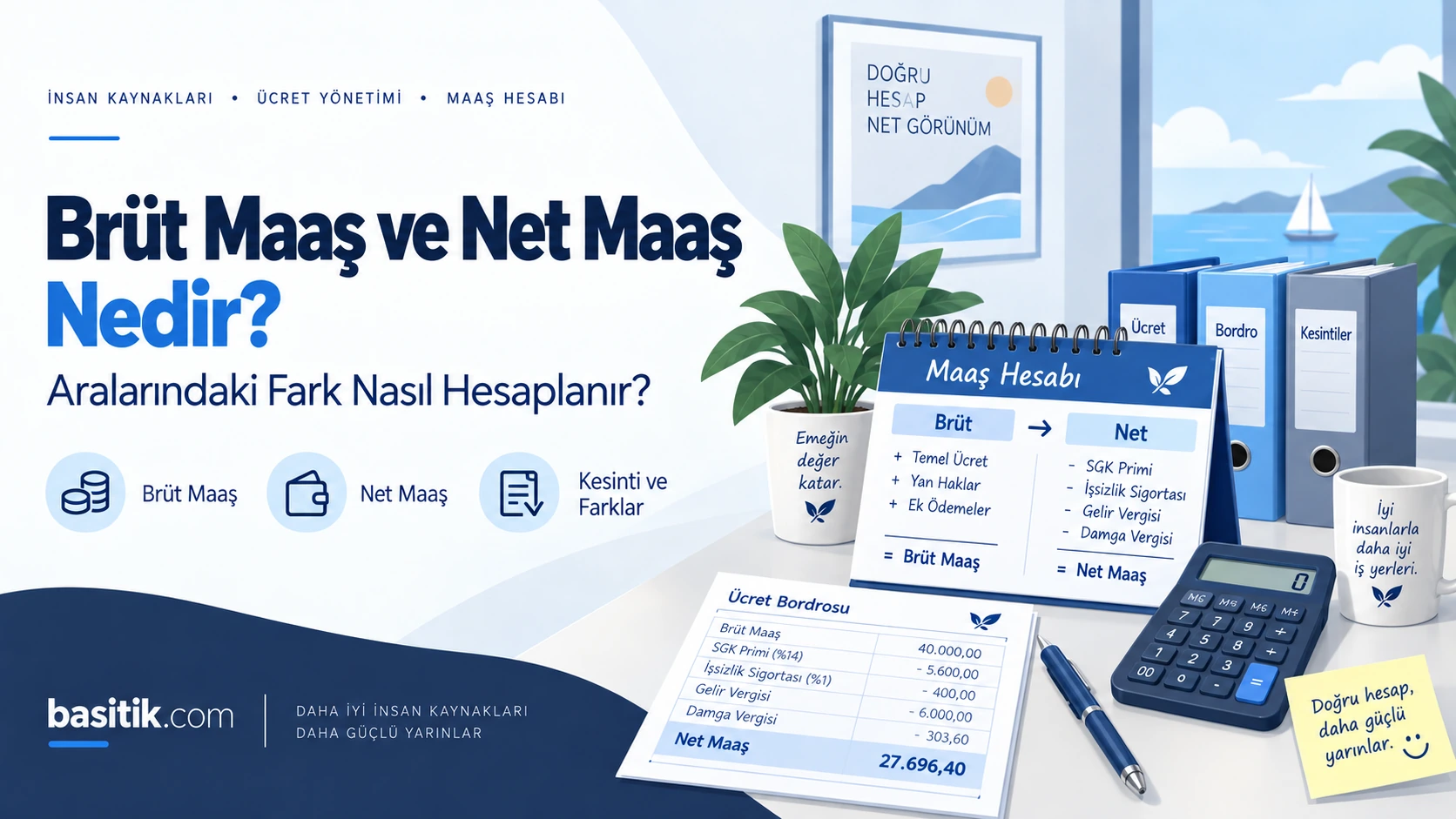 Brüt Maaş ve Net Maaş Nedir? Aralarındaki Fark Nasıl Hesaplanır?
